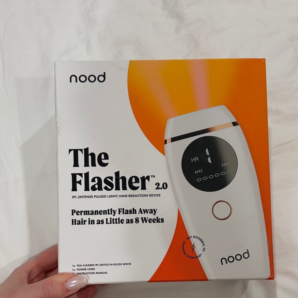 NoodThe Flasher 2.0 - White and Orange